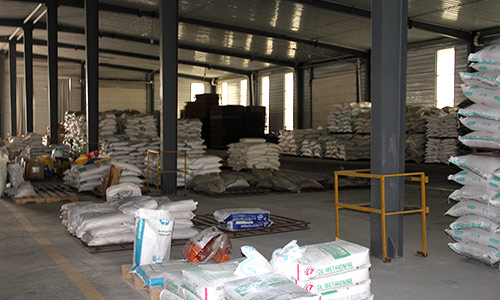 Production area and inventory